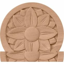Ekena Bedford Rosette ROS05X05BECH, 5"W x 5"H x 3/4"D