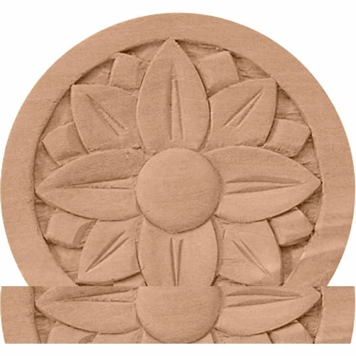 Ekena Bedford Rosette ROS05X05BERW, 5"W x 5"H x 3/4"D 3 Ekena Bedford Rosette ROS05X05BERW, 5"W x 5"H x 3/4"D