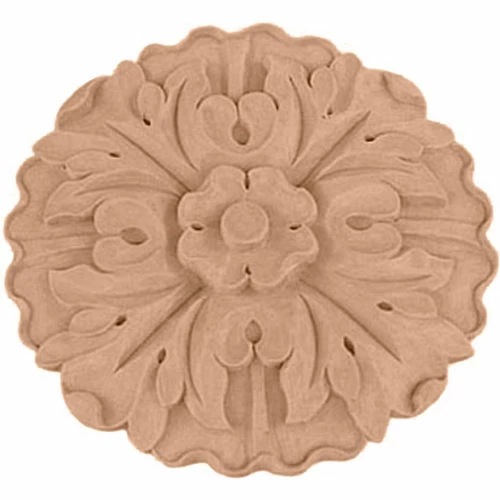 Ekena Kent Rosette ROS05X05KEMA, 5"W x 5"H x 3/4"D 3 Ekena Kent Rosette ROS05X05KEMA, 5"W x 5"H x 3/4"D