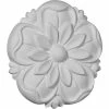 Ekena Lyre Rosette ROS05X05LY, 5-7/8"OD x 7/8"D -Cheap Moulding & Millwork Store EKE ROS05X05LY