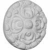 Ekena Norfolk Rosette ROS05X05NO, 5"OD x 1"D -Cheap Moulding & Millwork Store EKE ROS05X05NO