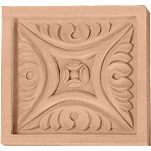 Ekena Large Middlesborough Rosette ROS05X05X01MDLW, 5-1/8"W x 5-1/8"H x 7/8"D 3 Ekena Large Middlesborough Rosette ROS05X05X01MDLW, 5-1/8"W x 5-1/8"H x 7/8"D