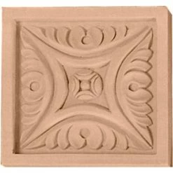 Ekena Large Middlesborough Rosette ROS05X05X01MDMA, 5-1/8"W x 5-1/8"H x 7/8"D