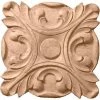 Ekena Acanthus Rosette ROS06X06ACRW, 6-1/2"W x 6-1/2"H x 1"D -Cheap Moulding & Millwork Store EKE ROS06X06ACRW