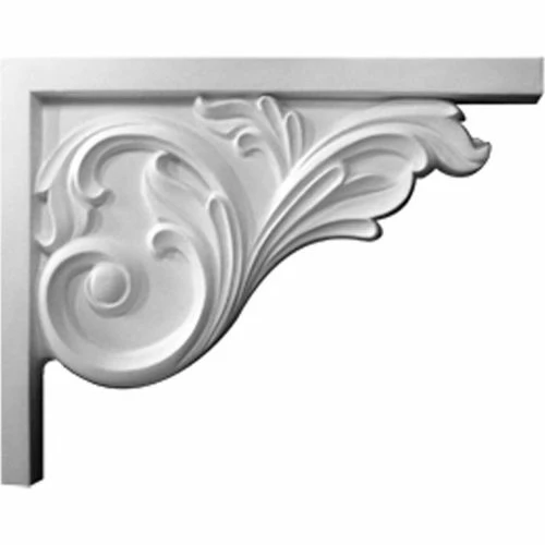 Ekena Bremen Acanthus Stair Bracket SB08X05BR-R, 8-3/4"W x 7-1/16"H x 5/8"D 3 Ekena Bremen Acanthus Stair Bracket SB08X05BR-R, 8-3/4"W x 7-1/16"H x 5/8"D