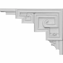 Ekena Austin Stair Bracket SB09X06ER-L, 9"W x 6-1/2"H x 1/2"D