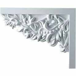 Ekena Attica Small Stair Bracket SB09X07AT-L, 9"W x 7-1/4"H x 3/4"D