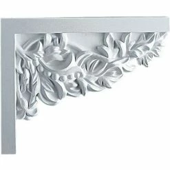 Ekena Attica Small Stair Bracket SB09X07AT-R, 9"W x 7-1/4"H x 3/4"D