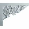 Ekena Floral Small Stair Bracket SB09X07FL-R, 9"W x 7-1/4"H x 5/8"D -Cheap Moulding & Millwork Store EKE SB09X07FL R