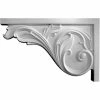 Ekena Large Acanthus Stair Bracket SB11X07AC-L, 11-3/4"W x 7-3/4"H x 3/4"D -Cheap Moulding & Millwork Store EKE SB11X07AC L