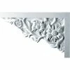 Ekena Floral Large Stair Bracket SB11X07FL-L, 11-3/4"W x 7-7/8"H x 3/4"D 2 Ekena Floral Large Stair Bracket SB11X07FL-L, 11-3/4"W x 7-7/8"H x 3/4"D -Cheap Moulding & Millwork Store EKE SB11X07FL L