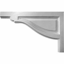 Ekena Large Traditional Stair Bracket SB11X07TR-L, 11-3/4"W x 7-3/8"H x 1/2"D