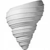 Ekena Spiral Shell Wall Sconce SCO10X05X12SH, 10-1/8"W x 5-1/2"D x 12-1/2"H 1 Ekena Spiral Shell Wall Sconce SCO10X05X12SH, 10-1/8"W x 5-1/2"D x 12-1/2"H -Cheap Moulding & Millwork Store EKE SCO10X05X12SH