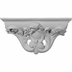 Ekena Hillsborough Decorative Shelf SH13X06X03HI, 13-1/8"W x 3-3/4"D x 6-5/8"H