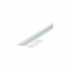 M-D Building Products M-D Decorative Aluminum Divider With Nails 69138, 72"L, For 1/16" Thickness, Anodized